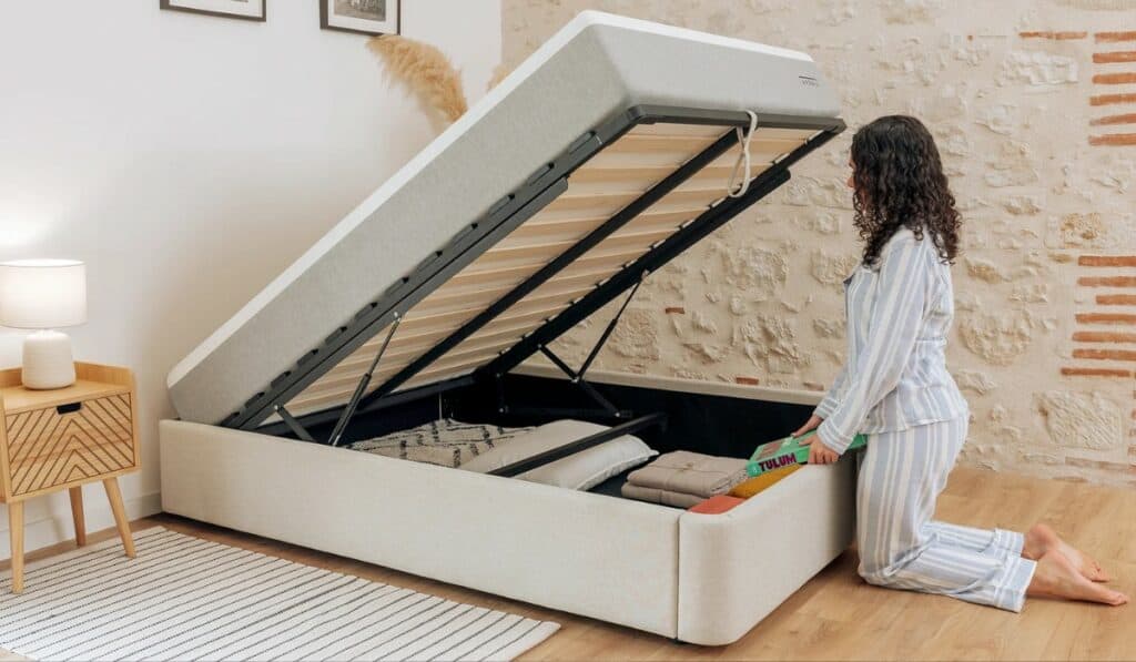 Boxspring met opbergruimte: comfortabel slapen én slim opbergen