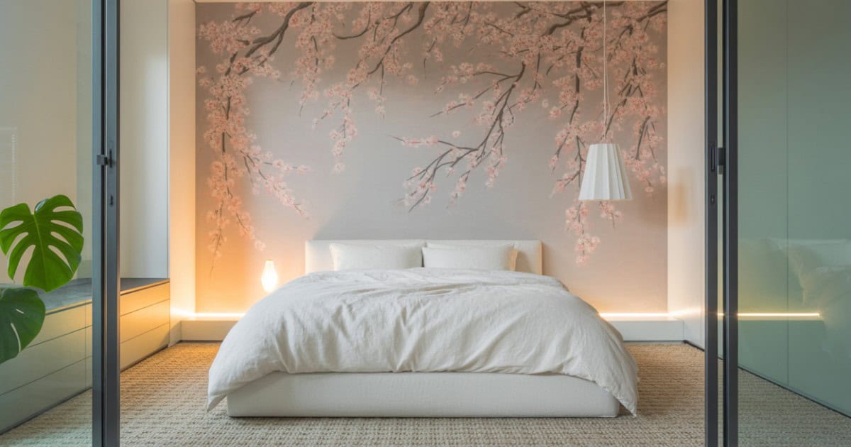 Slaapkamer behang trends: complete stijlgids 2026