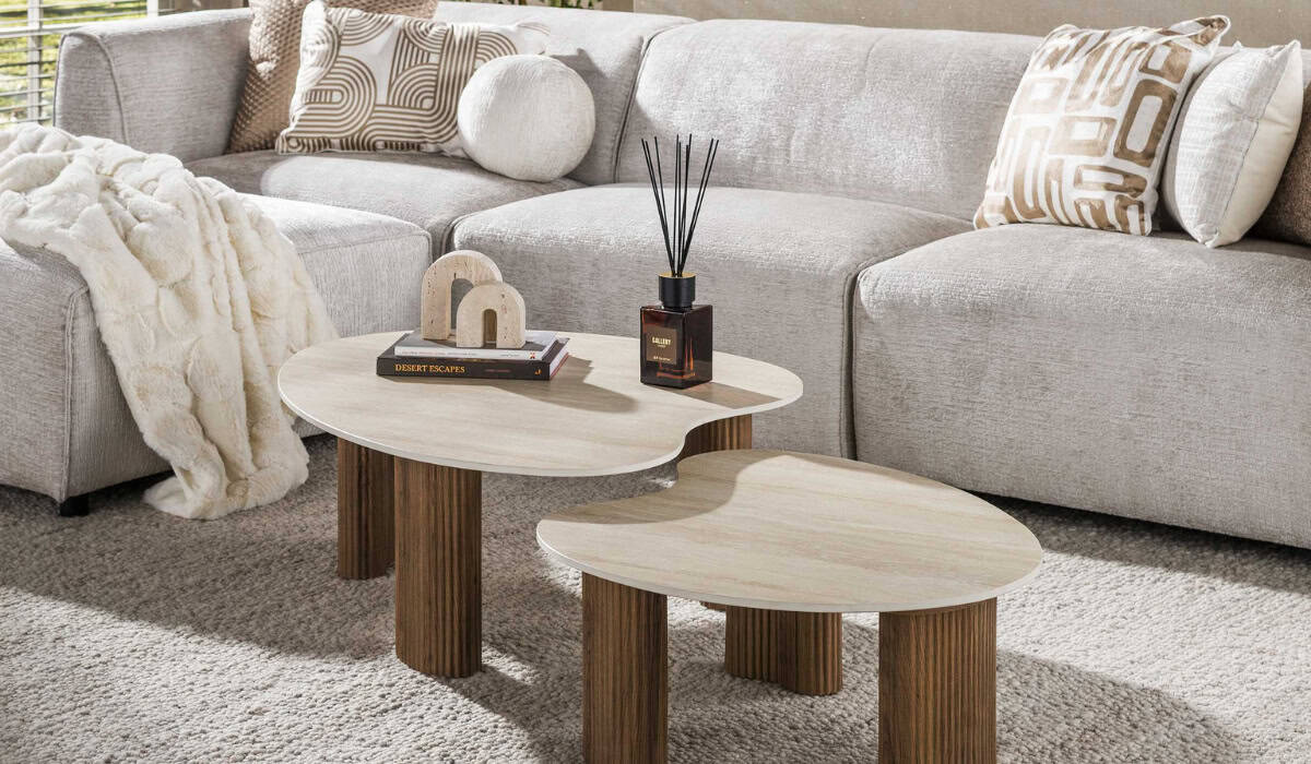 Organische salontafel: woonkamer inspiratie & trends 2026