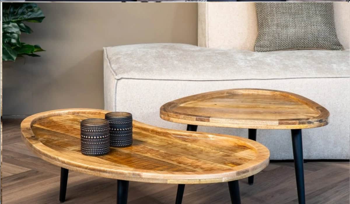 Organische salontafels: natuurlijke vormen voor een moderne woonkamer