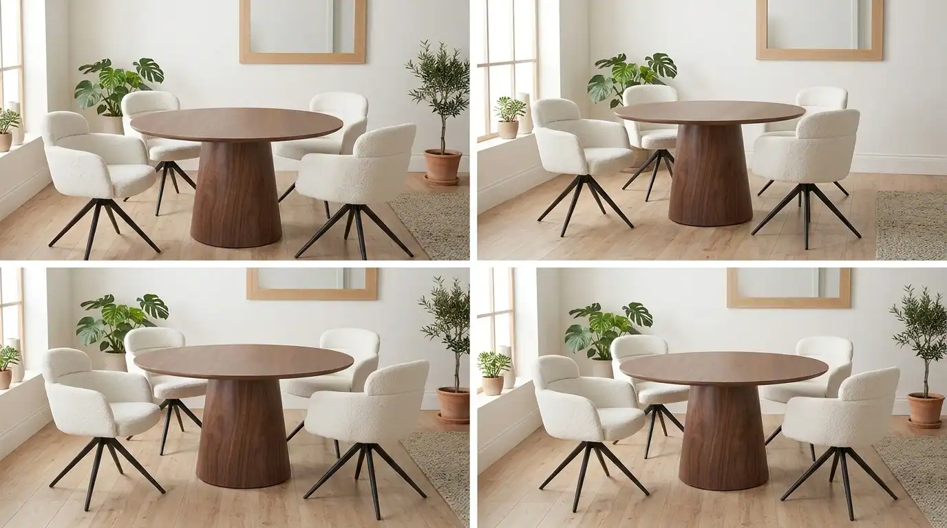 Ronde eettafel: stijlvol, praktisch en gezellig dineren